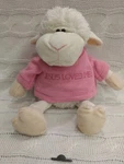 Swanson Christian Supply Sitting "jesus Loves Me" Toy Plush Lamb. Fixed Price $15.99.