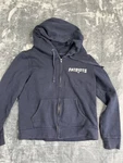 Nfl Patriots Womens Zip-up Hoodie Navy Blue Medium Size By Team Apparel. Fixed Price $23.99.