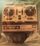 Futaba ATTACK-4 FP-T4NBL Am 72MHZ Transmitter CH38 4CH Tested Rcplane Rcboat. Fixed Price $79.99.