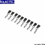 Losi 246003 Body Clips Black Small 10 : Lmt. Fixed Price $7.99.