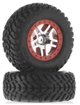 Traxxas 6891 Tire/wheel Assembled Glued Sct Split-spoke Chrome. Fixed Price $24.95.