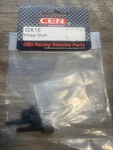 Nos Cen Racing Rc Spares Wheel Shafts (2) And Nuts Vintage - GX15. Fixed Price $10.00.