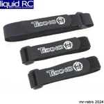 Tekno Rc 40007K Battery Straps Black 4-6 Cell (2 Short 1 Long). Fixed Price $15.99.