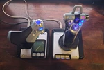 Saitek X52 Flight Control System Hotas Black Blue. Fixed Price $49.99.