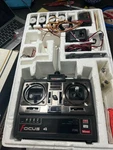 Hitech Focus 4 F.m.radio Control Transmitter And Receiver, Complete With Servos,. Fixed Price $95.00.