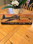 Rare 1947 Cleveland "tether Topper Ii" Model Aeroplane Kit (never Used) 20" Span. Fixed Price $45.00.