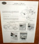 Cox Chaparral 2E Slot Car Body Kit Assembly Instruction Sheet Only Photocopy. Fixed Price $12.99.