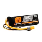 Spektrum SPMX24002S30 7.4V 2400MAH Smart 30C Lipo Battery W/ IC3 Connector. Fixed Price $32.99.