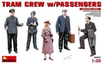 1:35 Miniart 38007 - Tram Crew W/passengers Figure Set Model Kit. Fixed Price $14.90.