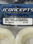 Jconcepts Bar Codes 1/10 Buggy Tires Soft Orange Compound 3016-04. Fixed Price $22.00.