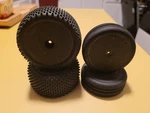 Rare Ecx 1/10 Boost Buggy Wheels And Tires Set. Fixed Price $10.00.