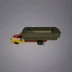 Vintage 19" Pressed Steel Marx Toys Lumar Contractors Grain Truck Rare Non-dump. Fixed Price $129.95.