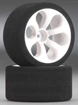 JAC2030LP 1/10 Purple Front Foam Tires Wide Offset Wheels (2). Fixed Price $35.99.