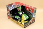 B003 Super Mario Spin Out 2.5" Kart - Luigi Racer Vehicle Green. Fixed Price $15.99.