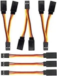 Set Of 6 Servo Extension Cables 1 2 75MM Jr Futaba Orange Adapter. Fixed Price $9.36.