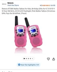 Retevis RT-388 Pink Two Way Radio. Fixed Price $8.00.