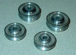 Set 4 Cox Thimble Drome Champ Polished Aluminum Wheels CHP-1H. Fixed Price $30.00.