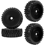 Sharegoo Rc Hobby Od 4.72" 1/8 Scale Buggy Wheels & Rubber Tires 17MM Hex .... Fixed Price $28.74.
