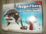 Mega Fliers R/c Great White Flying Shark & Air Swimmer Helium Tank Used Box. Fixed Price $89.00.