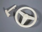 Plastic Repo Interior Steering Wheel Tamiya 1/10 R/c Toyota Hilux Bruiser Mojave. Fixed Price $12.00.