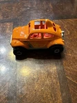 Hot Wheels - Mattel Vw Beetle Cox Low Bug Orange Malaysia 1983 (763). Fixed Price $14.00.