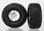 Traxxas 6874 - Kumho Tires, Sct Split Spoke Wheels, Satin Chrome (2). Fixed Price $25.98.