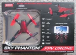 Syma Sky Phantom Fpv 4 Ch Remote Control Drone, Red - New.. Fixed Price $29.99.