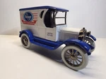 Vtg Ertl 1923 Chevrolet Kroger Delivery Van Die Cast Coin Bank W/ Key. Fixed Price $14.00.