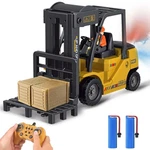 11 Channel Rc Forklift - 1:24 Scale Construction Truck Toy, Yellow, 3+ Years,.... Fixed Price $25.32.