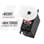 Hitec HS-225MG Mini Analog Metal Gear Servo. Fixed Price $34.99.