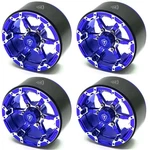 Treal 1.9 Beadlock Wheels Six-spoke Cnc Machined Aluminum Inches, Blue. Fixed Price $76.70.