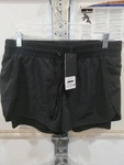 Velocity Womens Medium No Sweat Black Shorts Tru Dry Stretch Double Layered. Fixed Price $19.96.