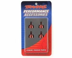 Traxxas Part 3767X Shock Caps Aluminum Red Anodized Slash Rustler New Package. Fixed Price $14.00.