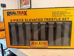 Mth 40-1034 8 Piece Trestle Set Nib. Fixed Price $27.99.