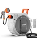 Vevor Retractable Garden Hose Reel 5/8 In X 100 Ft Wall Mounted. Fixed Price $137.90.