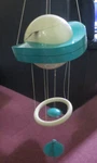 Vintage Radio Shack Realistic Electronic Wind Chime - Alien Planet Flying Saucer. Fixed Price $37.00.