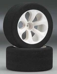 JAC2040 1/10 Pink Front Foam Tires Wide Offset Wheels (2). Fixed Price $35.99.