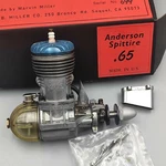 Anderson Spitfire .65 Glow Engine Marvin Miller Serial 699 Rc Airplane Motor Gas. Fixed Price $975.00.