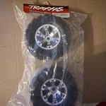 Traxxas 5673 Geode Wheels And Canyon Tires (2)17MM 17-MM Chrome: 1/10 Summit. Fixed Price $40.00.