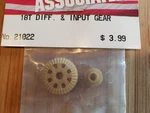 New Team Associated RC18 18T 18B 18R Diff And Input Gear ASC21022. Fixed Price $14.95.