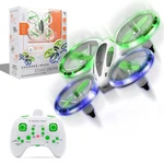 Sharper Image 2.4GHZ Rc Glow Up Stunt Drone With Led Lights. Fixed Price $11.04.