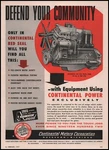 1957 Continental Red Seal Model S6820 Fire Truck Engines Vintage Print Ad. Fixed Price $12.08.