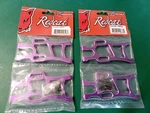 Redcat Purple Aluminum New 08055 And 08056 Arms Front Rear. Fixed Price $44.99.