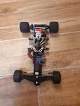 Tamiya F103 Rs Chassis Slightly Used With Servo, Esc, Motor Aluminum Mount. Fixed Price $212.03.