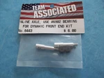 Team Associated Inline Axle Use #6902 Bearing Dynamic Front End Kit ASC8443. Fixed Price $17.40.