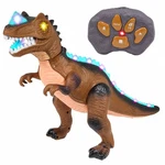 Kidplokio Rc Remote Control Brown Rex Dinosaur Toys With Led Lights, Sounds,. Fixed Price $30.00.