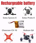 3.7V Lithium Battery For Estes Proto X Ready-to-fly Nano Electric Rc Quadcopter. Fixed Price $5.99.