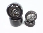 Traxxas 2WD Drag Slash Mickey Thompson Tires 12MM Weld Black Chrome Wheels. Fixed Price $62.99.
