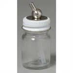 Paasche Vl Airbrush Glass Bottle Assembly 1/2 Oz.. Fixed Price $13.99.