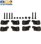 Associated RC8B4.1 Ft Rear Hub Tower Set Carbon Fiber ASC81649. Fixed Price $36.08.